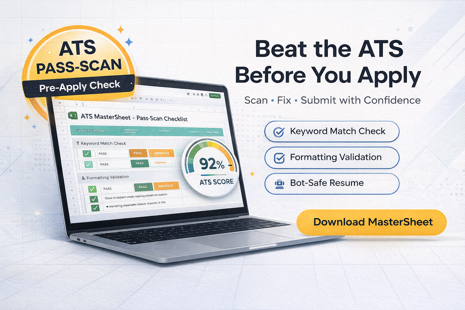 Ats Regents Proctoring Checklist Example.pdf ATS checklist Excel sheet – Down2Digital